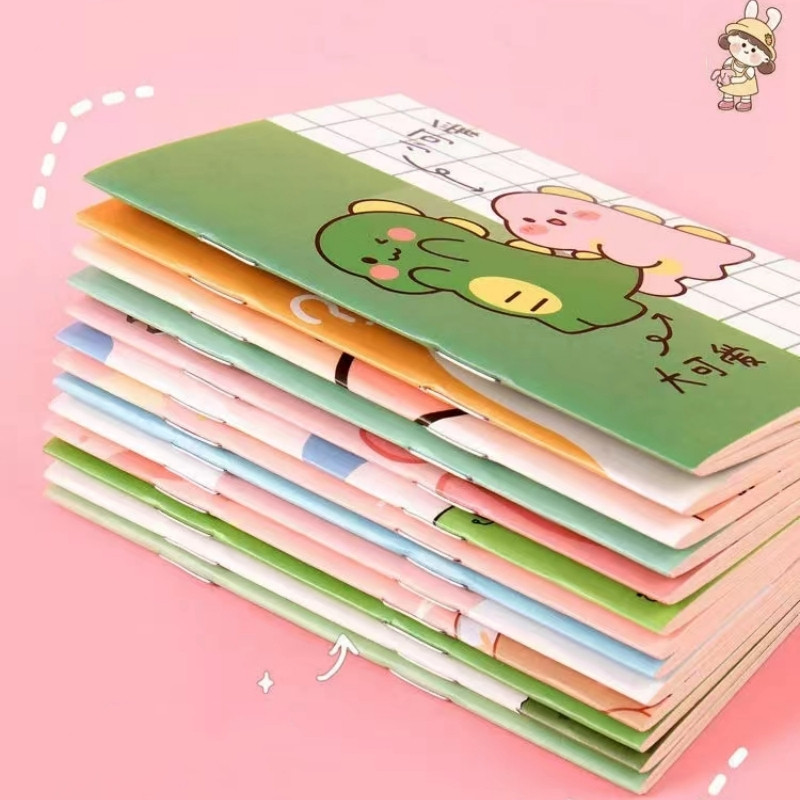 

VOOVA Notebook Mini Anak Buku Tulis Alat Tulis Sekolah / Buku Mini Lucu / Notebook Karakter