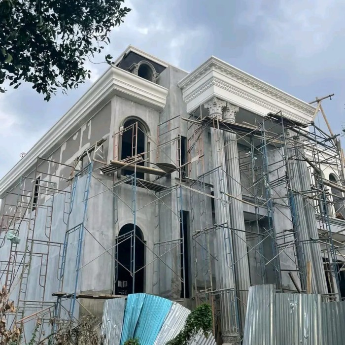 PILAR TIANG BETON RUMAH KELASIK