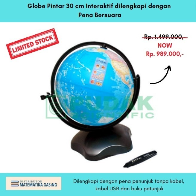 

Terlaris GLOBE PINTAR DIAMETER 32 CM SALE