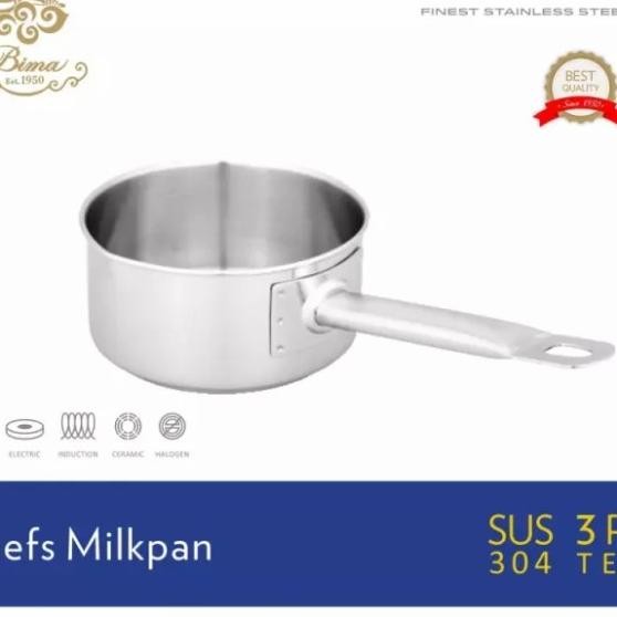 Lk Pan Bima Stainless 14Cm Panci Susu Sauce Pan Mpasi Sus 304 Bp814