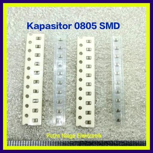 (10) Kapasitor SMD 0805 C 200pf 220pf 270pf 390pf 470pf 560pf 820pf 1N 1N2 putr4n Ayo Order