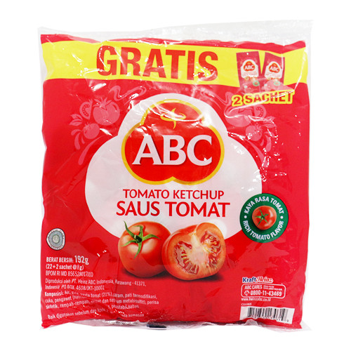 

ABC SAUS TOMAT 22'S - 016176