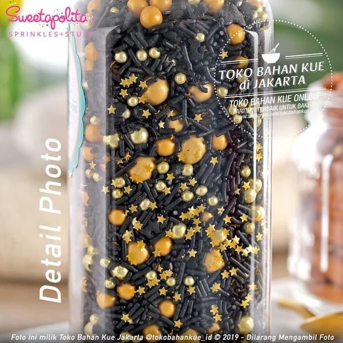 

DFR Sweetapolita - BLACK MAGIC 50gr - Hiasan Cake Halloween Sprinkle Tart TERLARIS