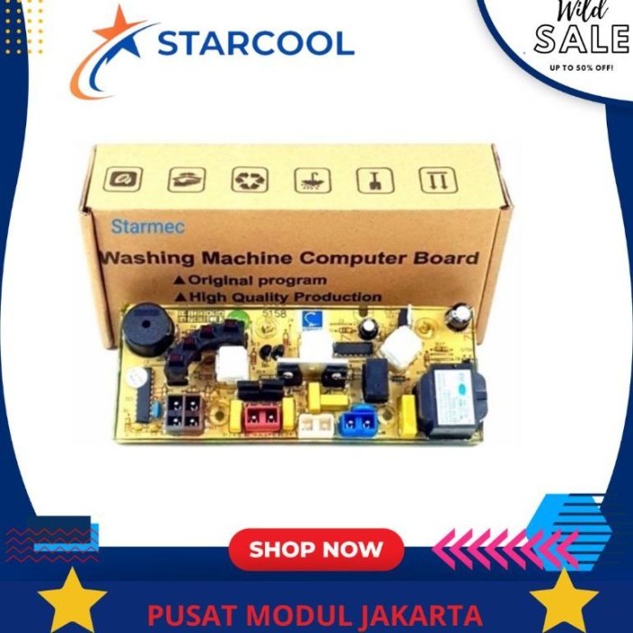 HRG DISKON SANKEN AW-S770 AW-S772 modul pcb mesin cuci Top Loading