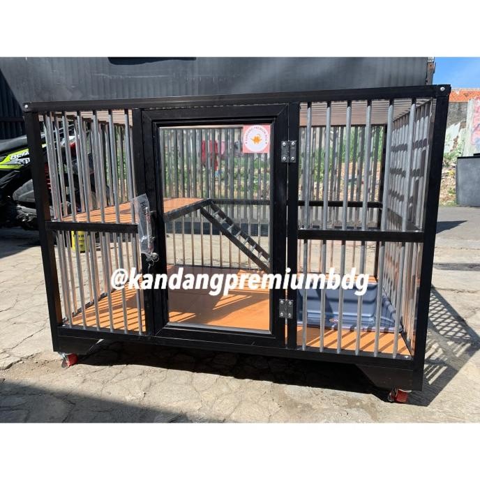 Kandang Kucing Alumunium 1 Pintu 1 Kamar