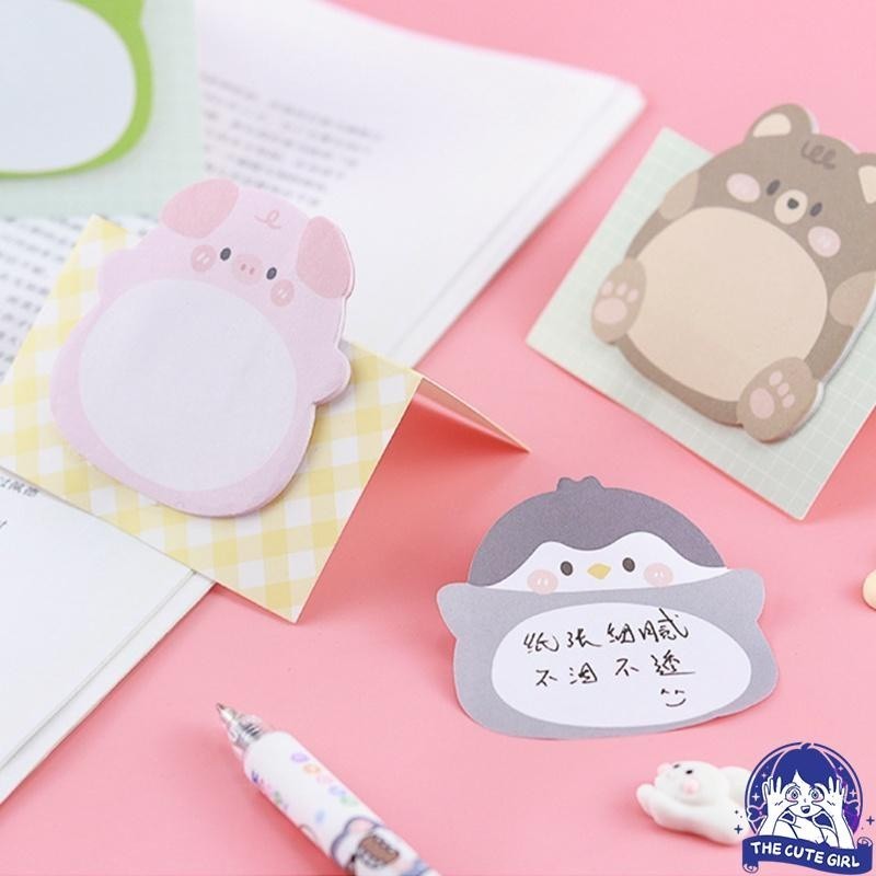 

Sticky Notes Motif HewanTempelan Kertas Catatan Memo Note Karakter Animal Mini Book Karakter