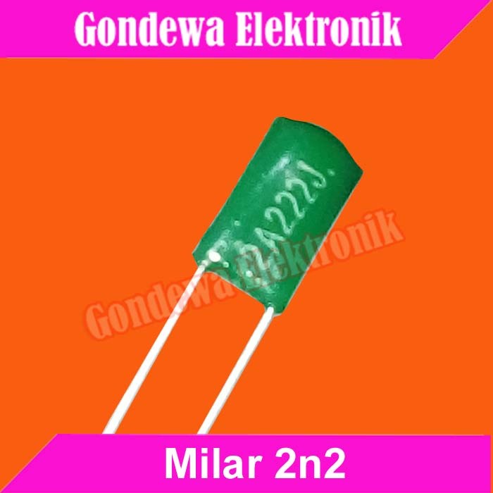 murah Capasitor milar 2n2 2,2n 222