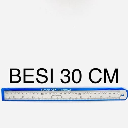 

PENGGARIS BESI 30 CM / Garisan BESI Stainless Steel 30 CM