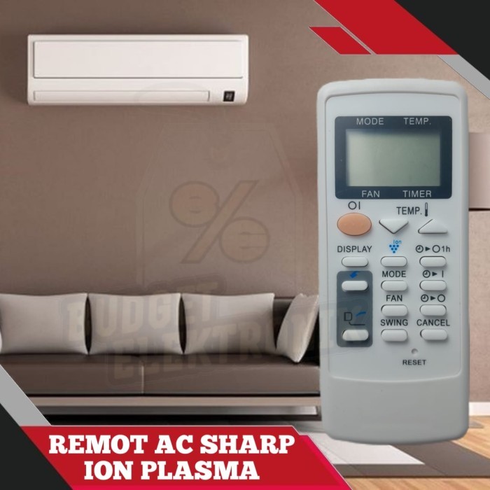 Terlaris REMOT / REMOTE REMOT AC SHARP ION PLASMA CLUSTER - GRADE ORI SALE