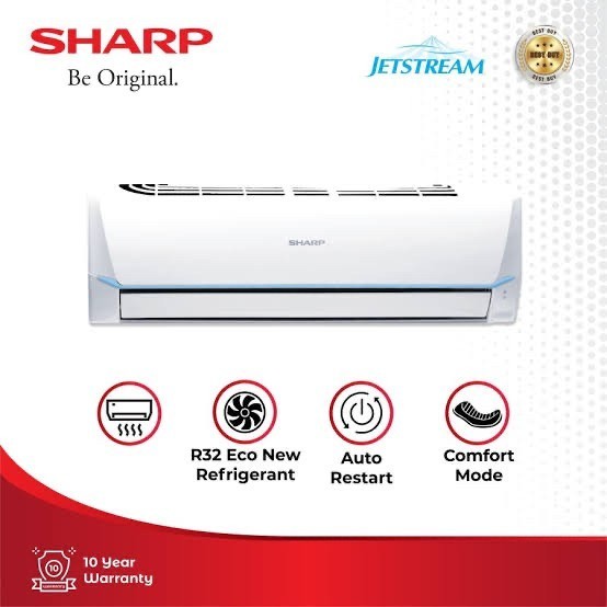 AC SHARP 3/4 PK STANDARD AH-07SAY THAILAND FREON R32 - UNIT ONLY