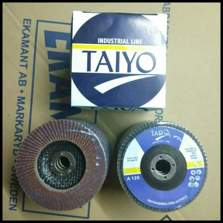 Amplas Susun Taiyo Flap Disc 4" Spec A 100