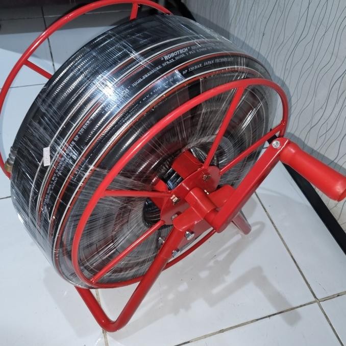 Selang100M Plus Gulungan Selang Robotech [ Chetki ]