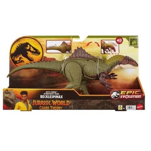 JURASSIC WORLD CHAOS THEORY BATTLE ROARIN' BECKLESPINAX RESTOCK