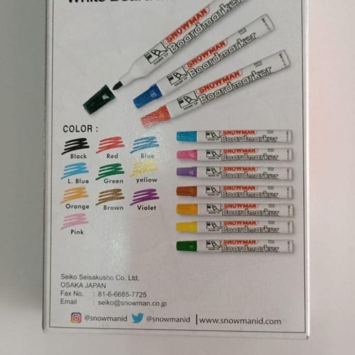 

Snowman White Board Marker