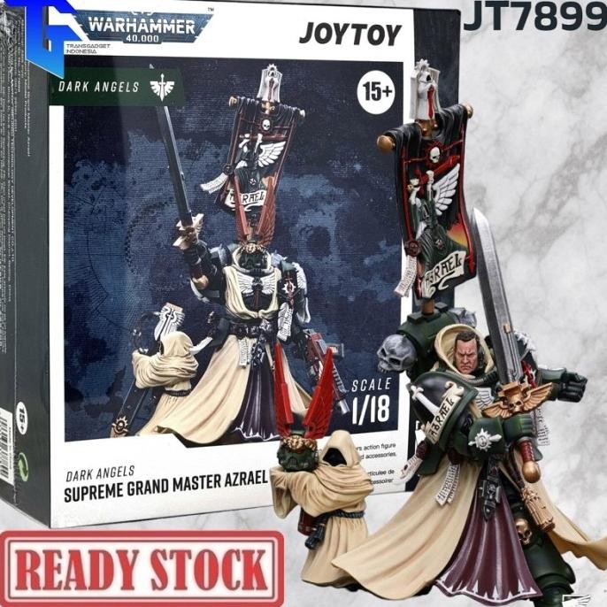 JOYTOY WARHAMMER 40K DARK ANGELS SUPREME GRAND MASTER AZRAEL JT7899 ASLI