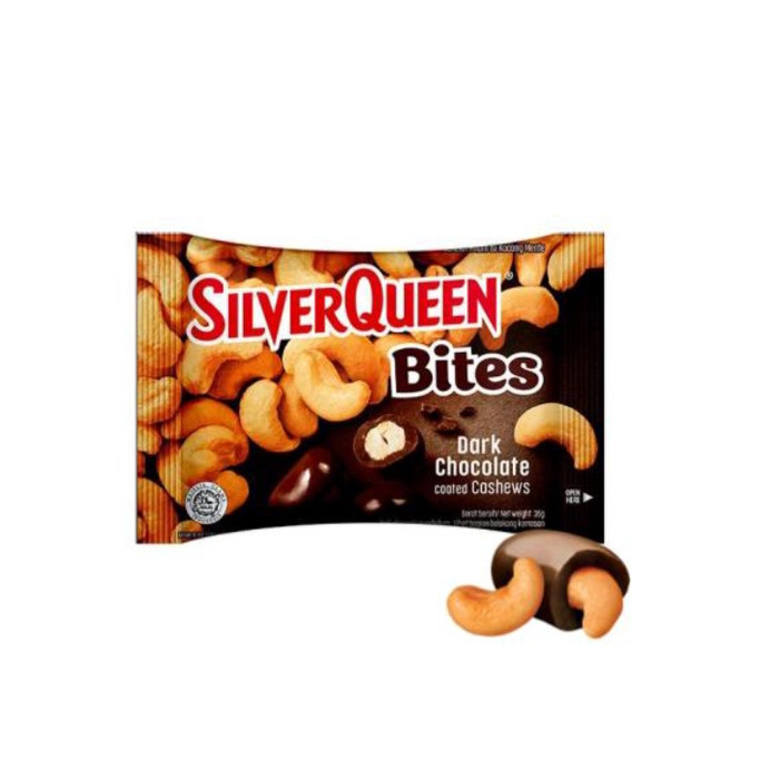 

SILVERQUEEN BITES 30 GR DARK - 041375