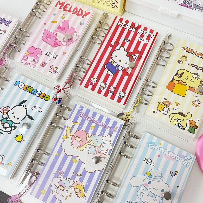 

(100 Hal) DIARY BOOK BUKU BINDER SANRIO A6 NOTEBOOK CINNAMOROLL KUROMI MELODY BUKU JURNAL SCRABBOOK baru