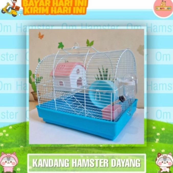 Kandang Hamster Besar Jumbo 2 Tingkat Kualitas Import
