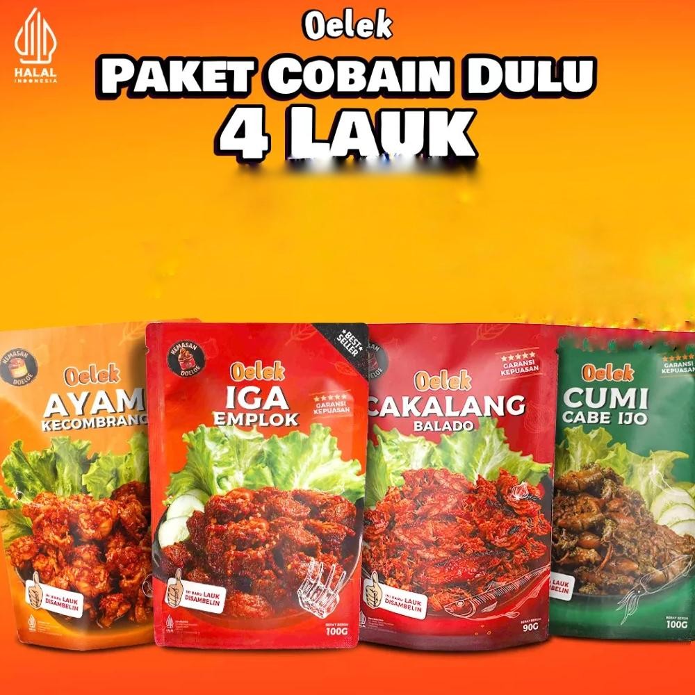 

Buruan Oelek Iga Emplok, Cakalang Balado, Cumi Cabe Ijo, Ayam Kecombrang High Quality