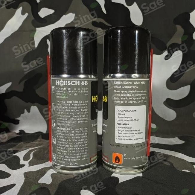 Minyak Senapan/Oil Gun/Spray Gun/Hoesch 68/Pelumas Senapan/Anti Karat