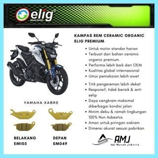 Elig Kampas Rem Depan Belakang Yamaha Xabre - EM105 & EM049