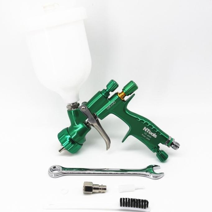 Hvlp Spray Gun Ntools Car Paint Spray Gun 1.3 Or 1.4Mm Nozzle Paint Gun Water Based Air Spray Gun Oi
