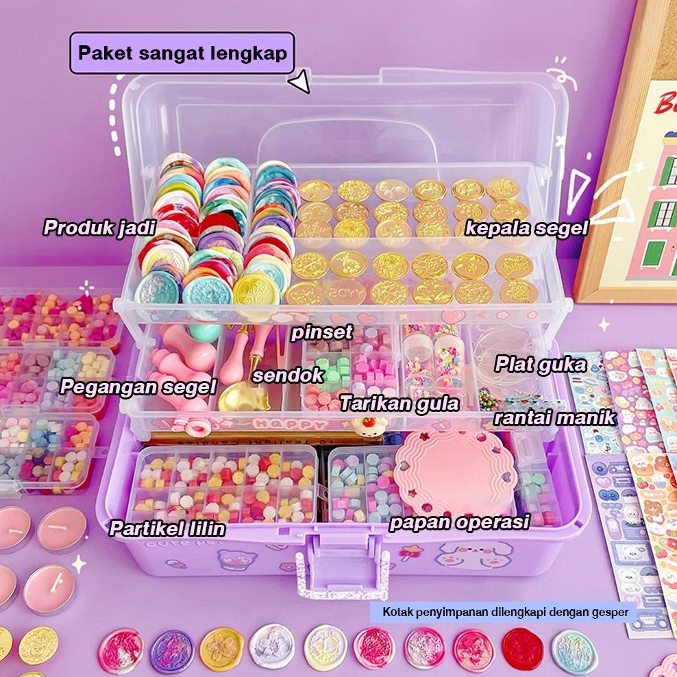 

Discount Uoptoy Set Segel Cat Api Kepala Segel Pemulakotak Alat Lengkap Partikel Lilin Kotak Hadiahstiker Guka Partikel Lilin Cat Api Set Lengkap Premium