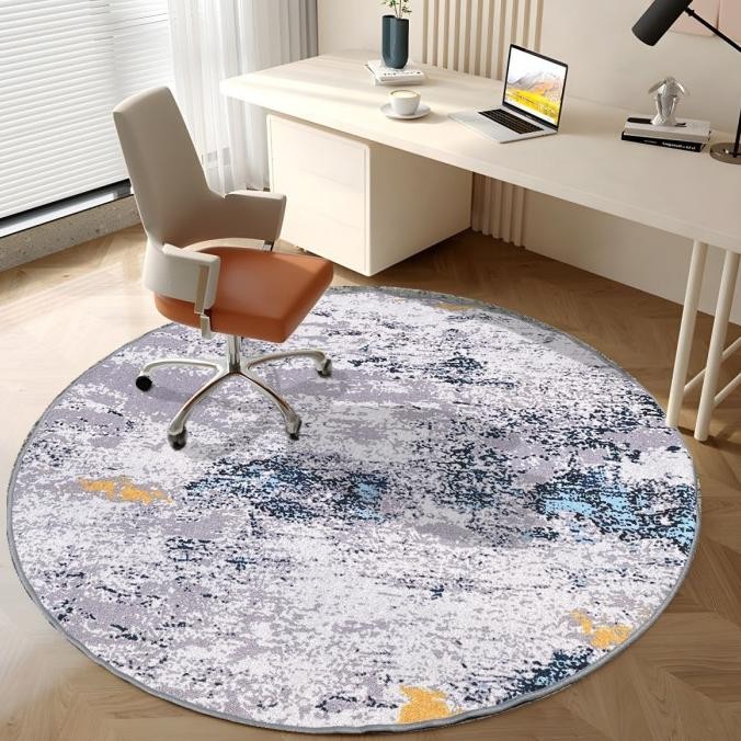 Karpet Bulat Minimalis Anti Slip Diameter 150cm | Karpet Lingkaran