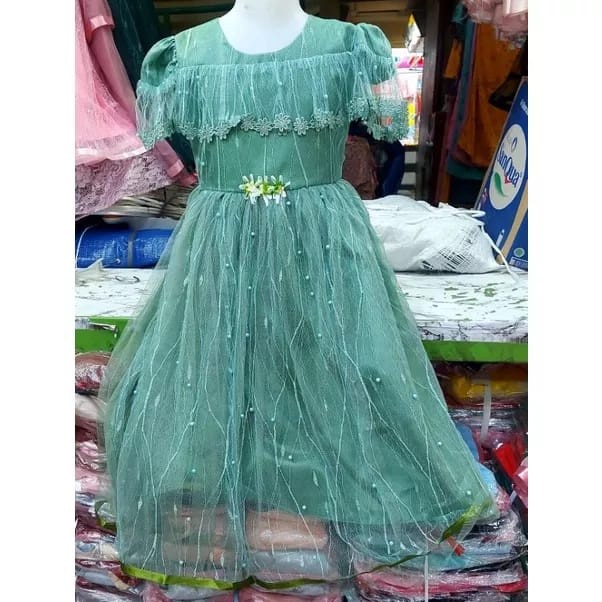 Dress Anak Gaun Gsun Mini Gaun Anak Gaum Anak 2-8 Thn Gahsun Amak Dress Dresd Pesta Kondangan Ghaun 