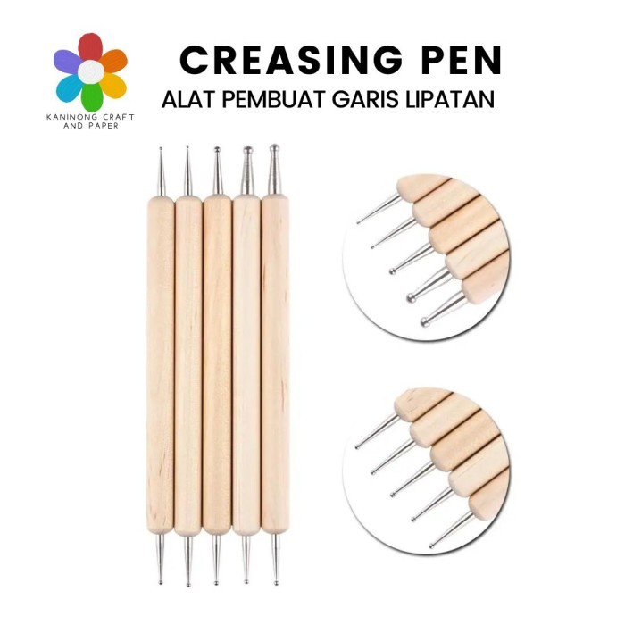 

Terlaris Alat Pelipat Kertas Creasing Tools Scoring Pen Paper Folder SALE