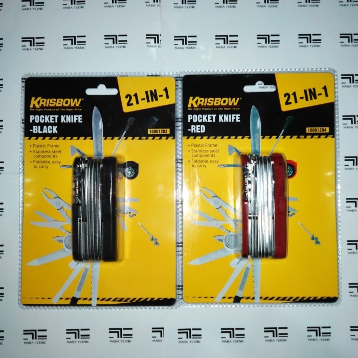 

Terlaris POCKET KNIFE 21 in 1 KRISBOW SALE