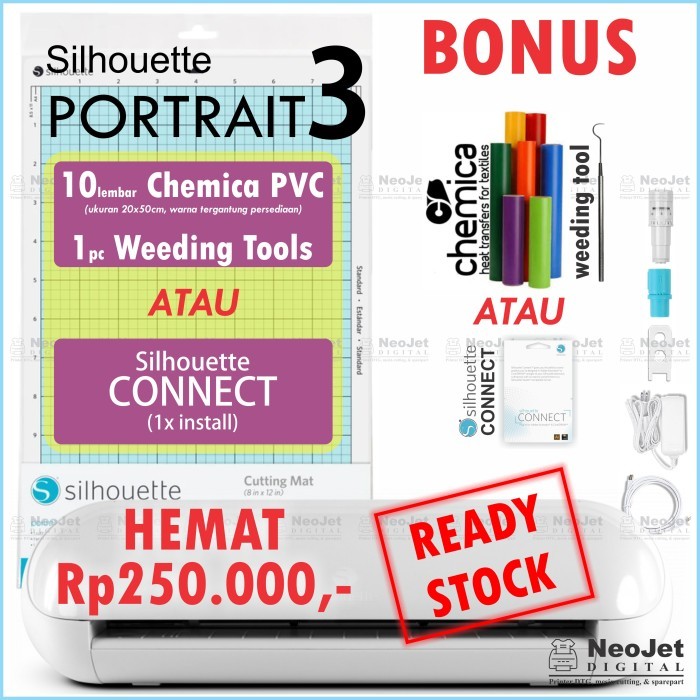 

Terlaris Mesin Cutting Sticker SIlhoute Silhout Potrait 3 Auto Contour Potret SALE