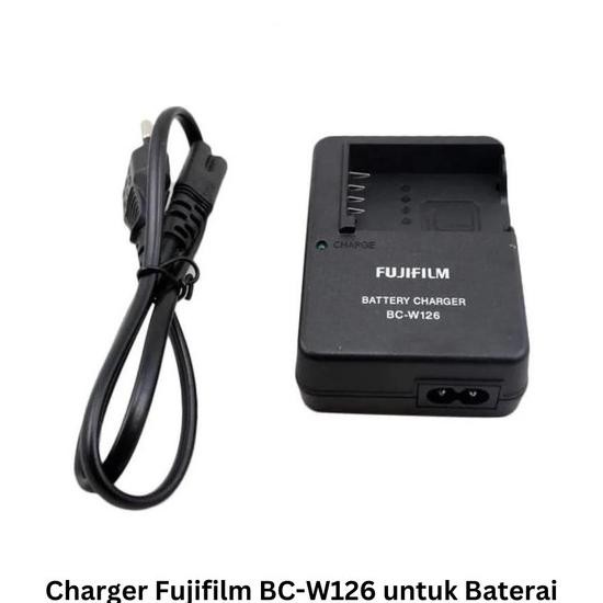Charger Fuji Fujifilm Bc-W126 Untuk Baterai Kamera Np-W126 Np-W126S