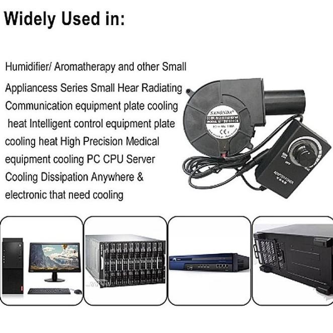 Blower Mini Bbq Kipas Blower Ac Turbocharger Portabel Kecil Dengan