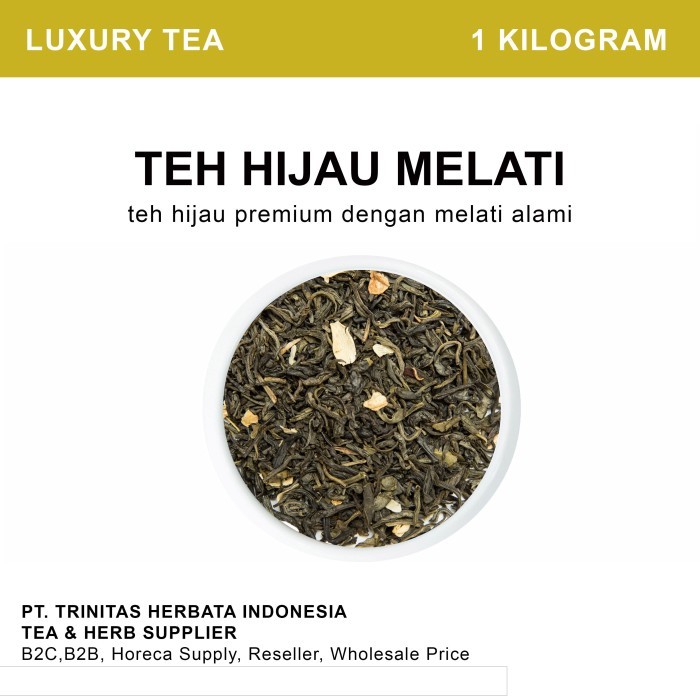 

Jasmine Green Tea Organic Premium Teh Hijau Melati Organik Chinese Tea