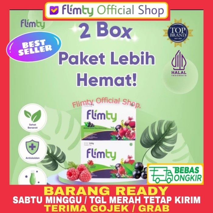 

Flimty Fiber 2 Box 32 Sachet Murmer Diet Detox