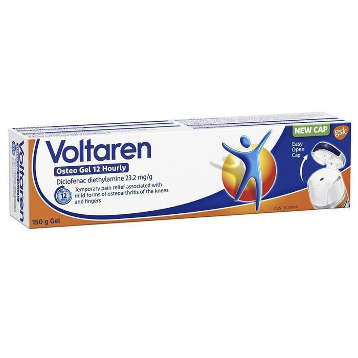 Voltaren Emulgel Osteo Gel 12 Hourly 150 Gr Australia Krim Nyeri Otot