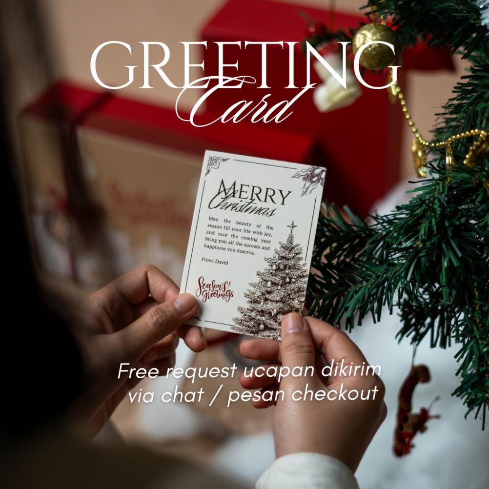 

BISA COD Hampers Natal 2023 | Season Greetings Kado Natal Christmas Gift Parcel Natal Kalender 2024 Hardbox Tas Kue kering Coklat Reed Diffuser Lilin Box Murah Unik ad-56