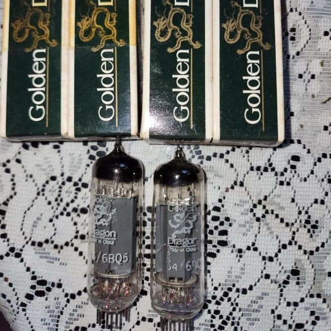 El84 Shuguang Golden Dragon Tahun 1990 / Tube Power / Tabung Power  Ready