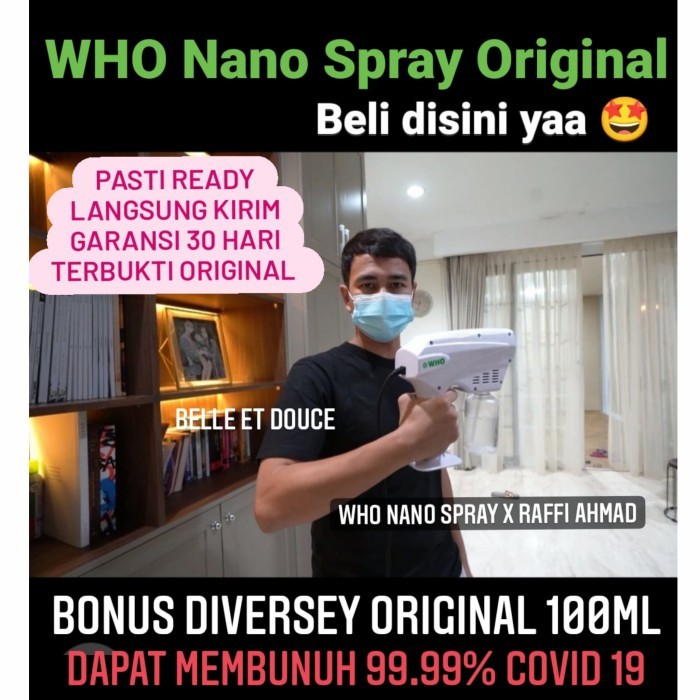 Nano Steam Gun Disinfectant Spray Garansi 1 Bulan