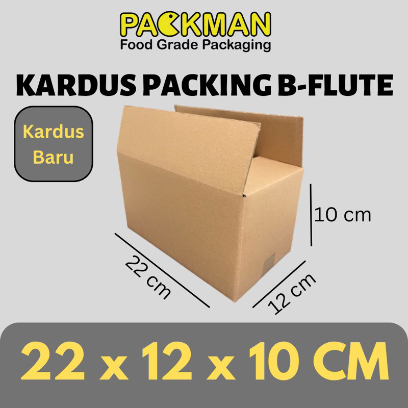 

KARDUS PACKING 22x12x10 cm / BOX KARTON CORUGATED B-FLUTE / PACKING ONLINE