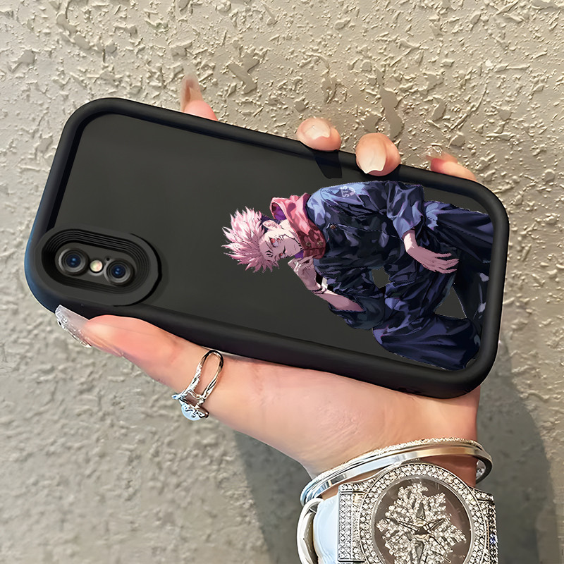 Casing Hp Untuk iPhone X Xr Xs Max Case Casing Hoodie pria motif Cesing HP Softcase Silikon lunak Ka