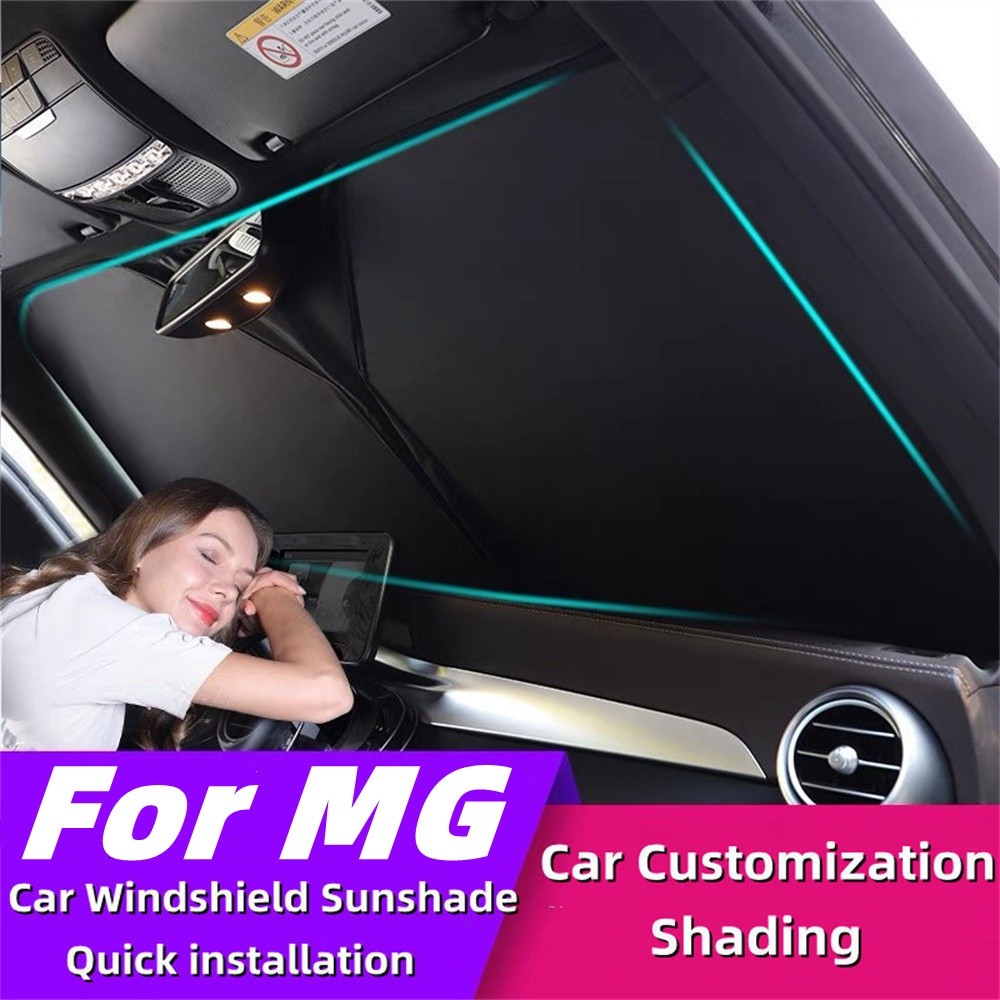 Mobil Windshield Sunshade untuk mg hs mg zs mg gs mg5 mg3 mg6 ezs mg gt aksesoris mobil interior pel