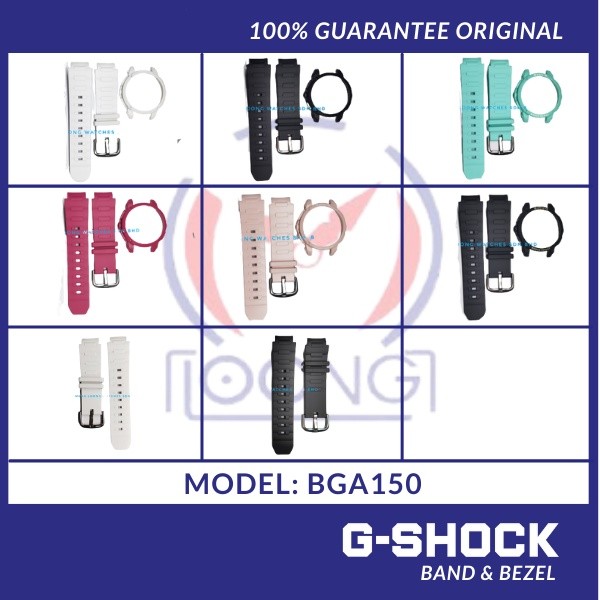 BABY-G BGA150 BGA151 BGA152 BAND AND BEZEL "bnb" TALI STRAP Item dan Kondisi 100% BARU |976297CD|