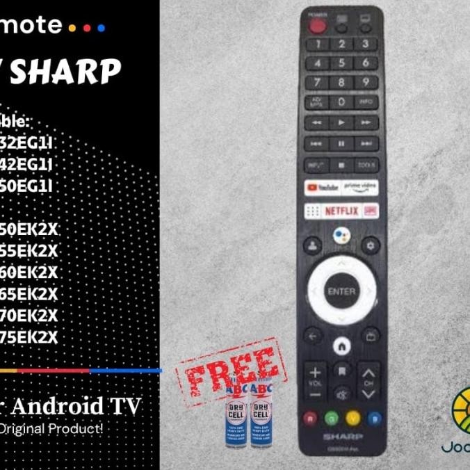 Remot Remote TV SHARP GB326WJNA GB326WJSA AQUOS smart Android tv