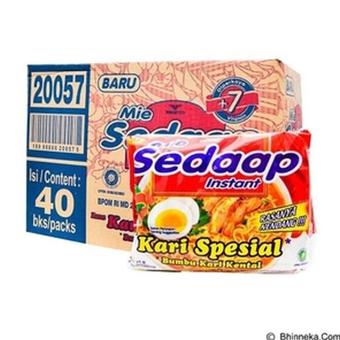 

Mie Sedap Rasa Kari Spesial [75gr /40pcs /1 karton ]