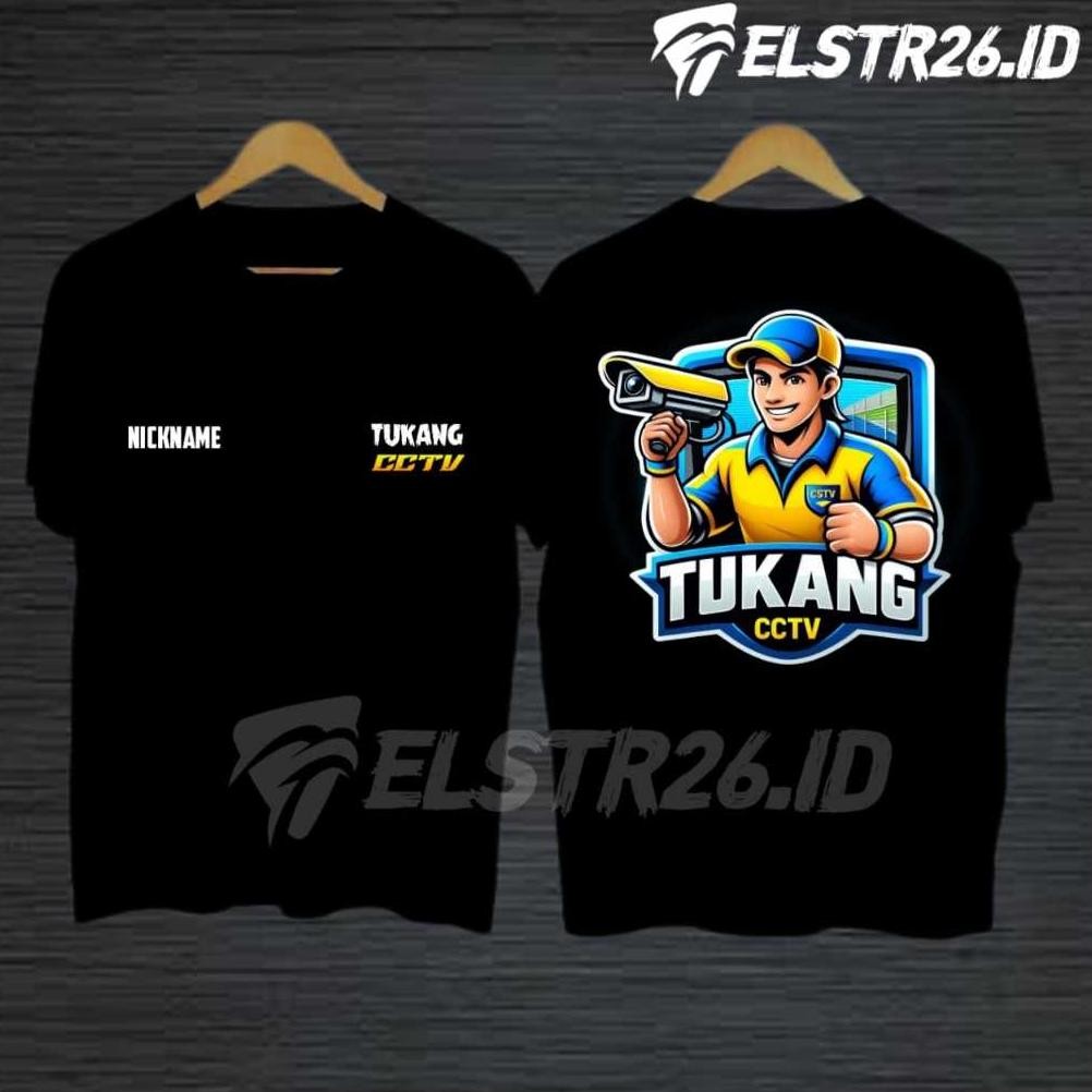 Promo Kaos Distro Tukang Cctv Teknisi Cctv