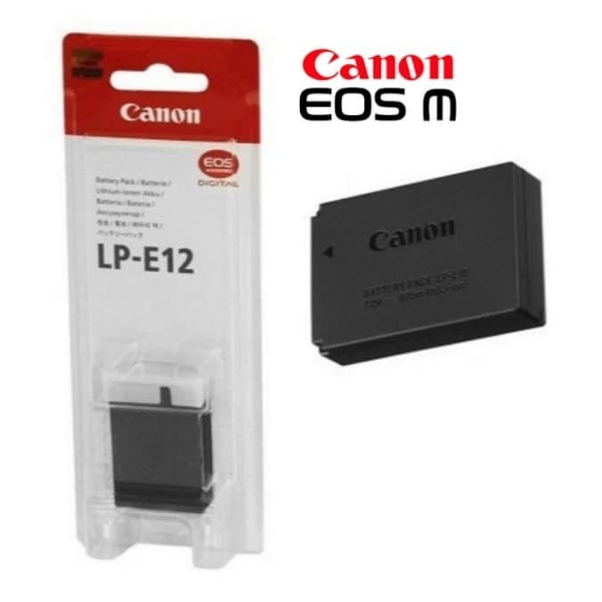PROMO BATERAI CAMERA CANON EOS M 10,M100,M50 BATERAI CANON LP E12