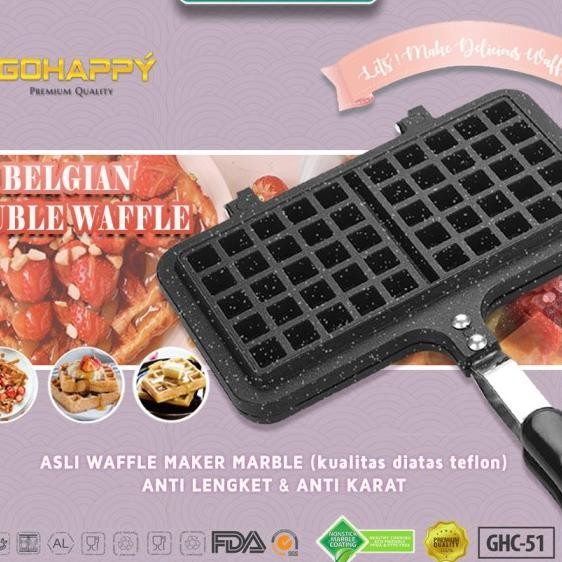 Panci Waffle Maker Beia Gohappy Ghc51