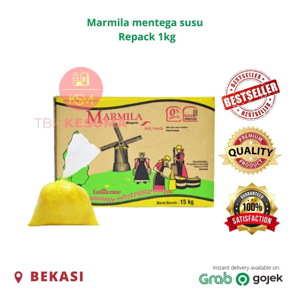 

Marmila/ mentega vanilla susu wangi repack 1kg